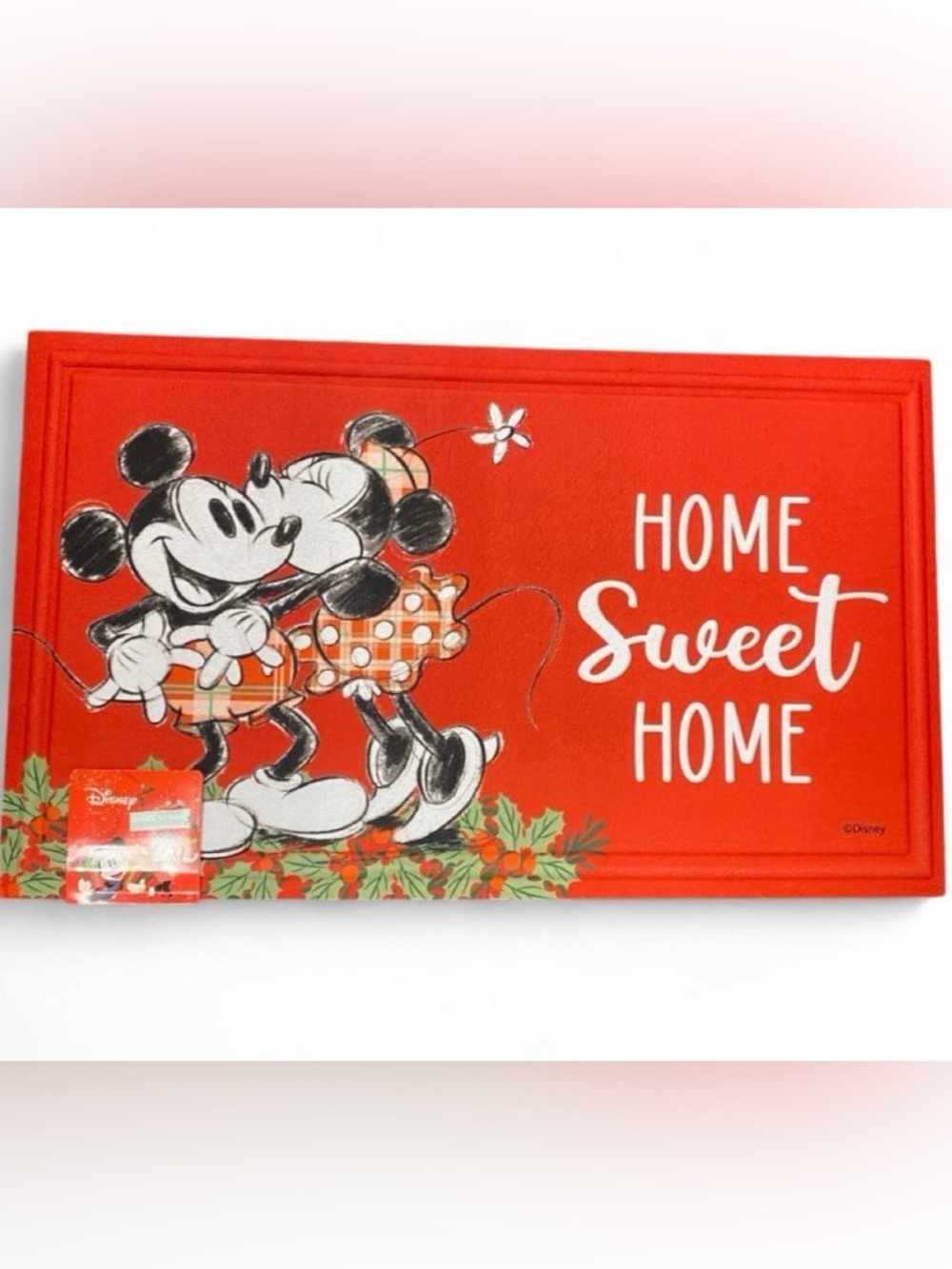 Disney Red Mickey & Minnie Home Sweet Home Doormat